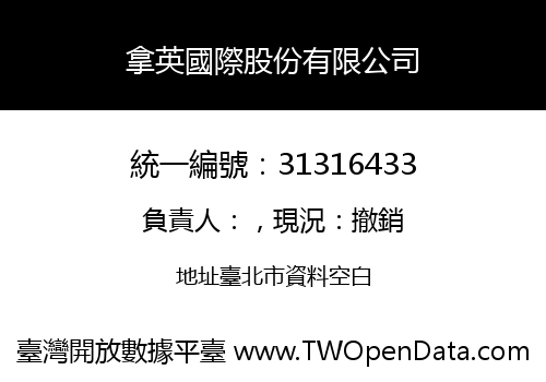拿英國際股份有限公司
