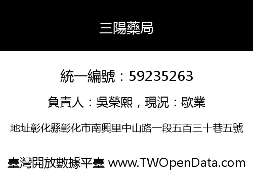 三陽藥局