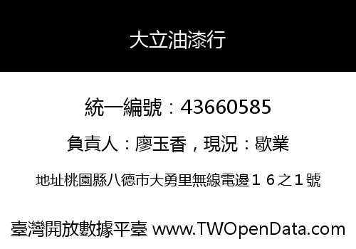大立油漆行