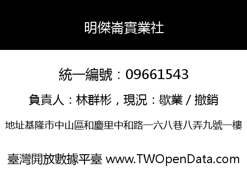明傑崙實業社