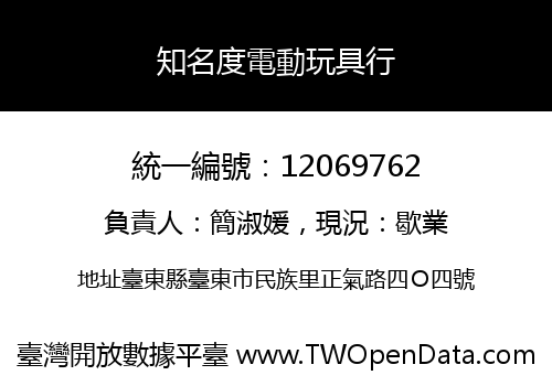 知名度電動玩具行