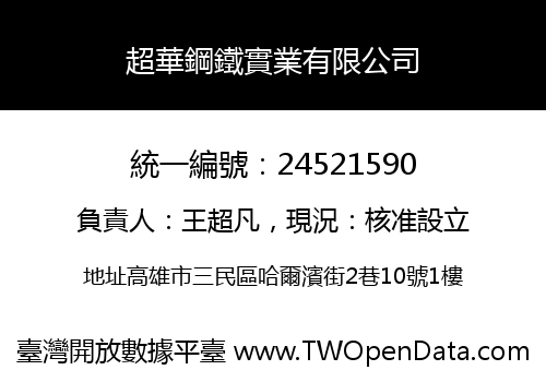 超華鋼鐵實業有限公司