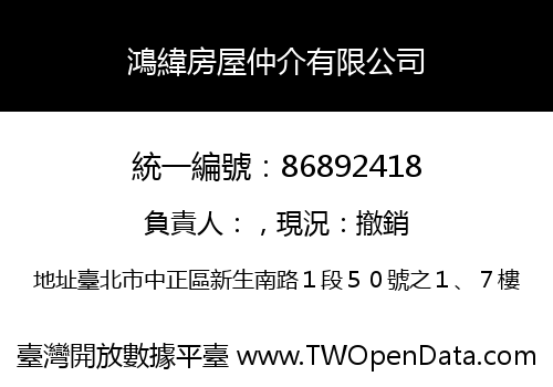 鴻緯房屋仲介有限公司