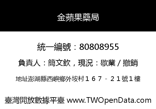 金蘋果藥局