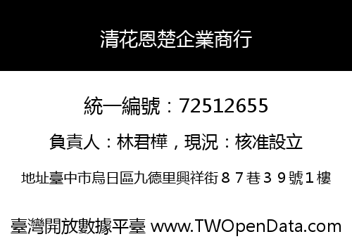 清花恩楚企業商行