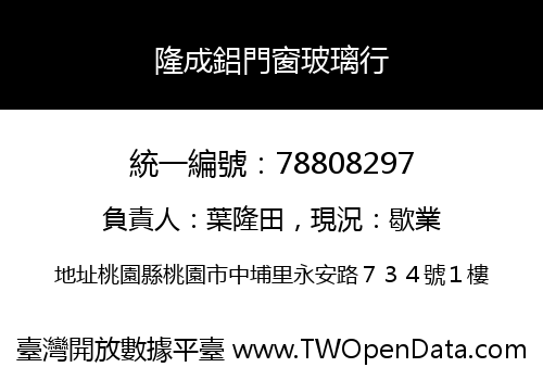 隆成鋁門窗玻璃行