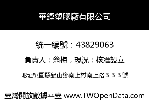 華鏗塑膠廠有限公司