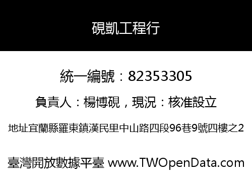 硯凱工程行