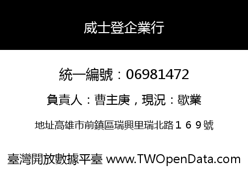 威士登企業行