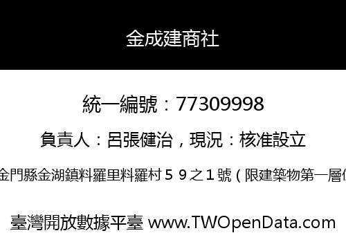 金成建商社