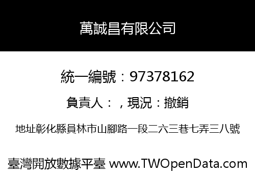 萬誠昌有限公司