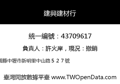 建興建材行