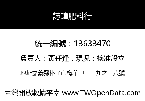 誌瑋肥料行