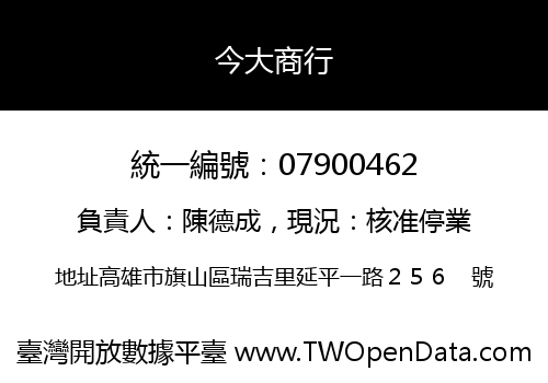 今大商行