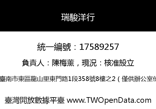瑞駿洋行