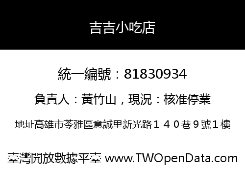 吉吉小吃店