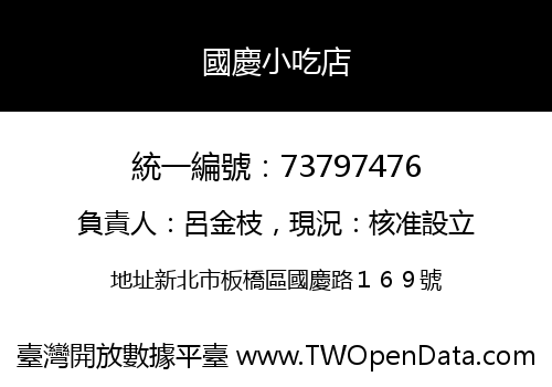 國慶小吃店