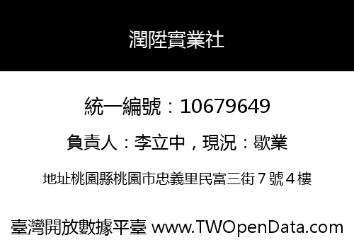 潤陞實業社