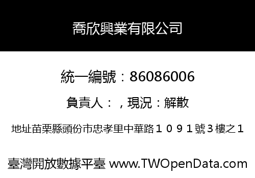 喬欣興業有限公司