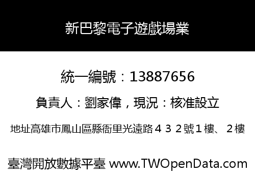 新巴黎電子遊戲場業