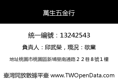 萬生五金行