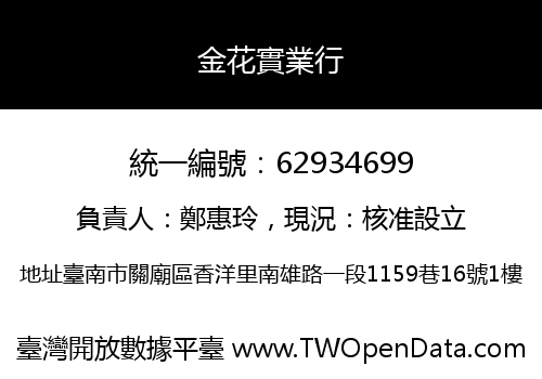 金花實業行
