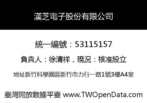 漢芝電子股份有限公司