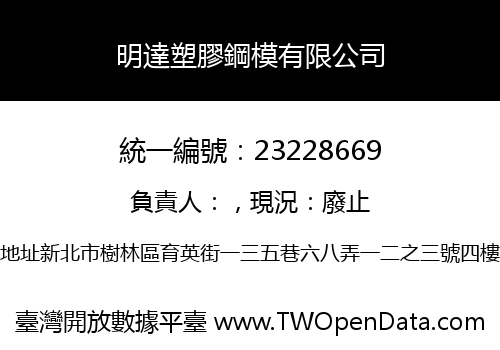 明達塑膠鋼模有限公司