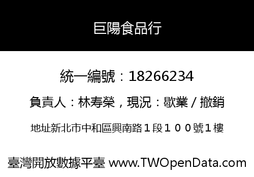 巨陽食品行