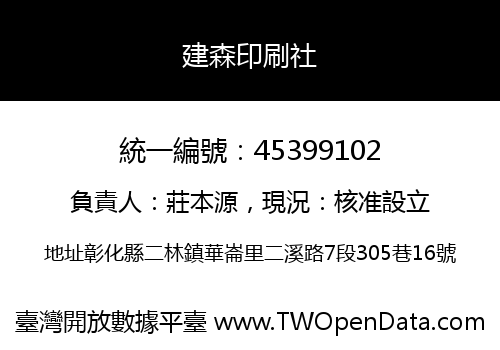 建森印刷社