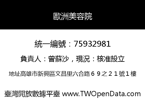 歐洲美容院