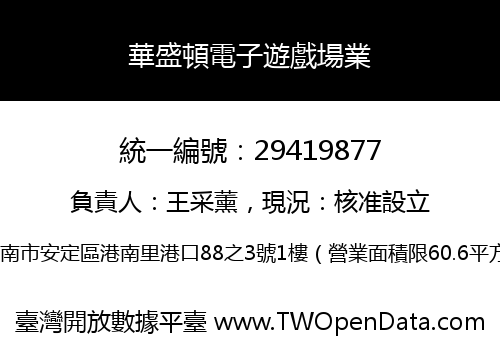 華盛頓電子遊戲場業