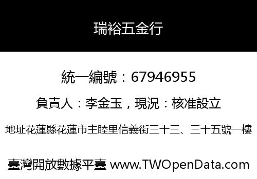 瑞裕五金行