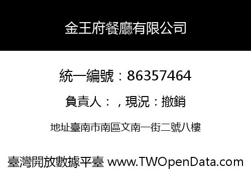 金王府餐廳有限公司