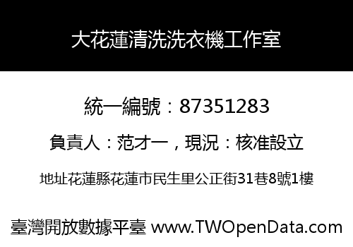 大花蓮清洗洗衣機工作室