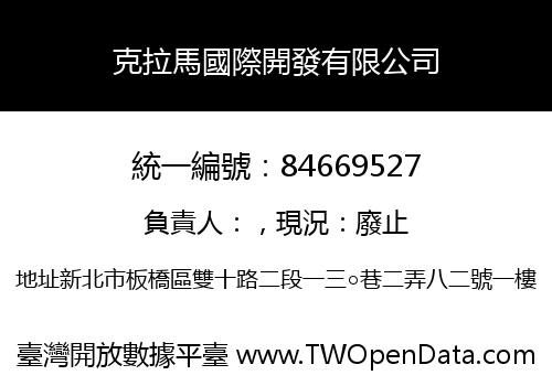 克拉馬國際開發有限公司