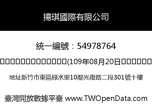 揚琪國際有限公司