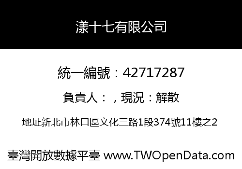 漾十七有限公司