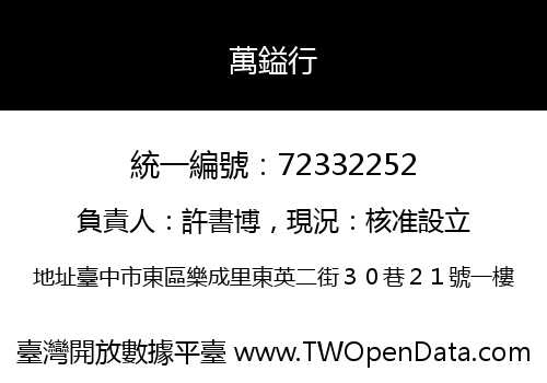 萬鎰行