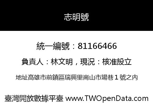志明號