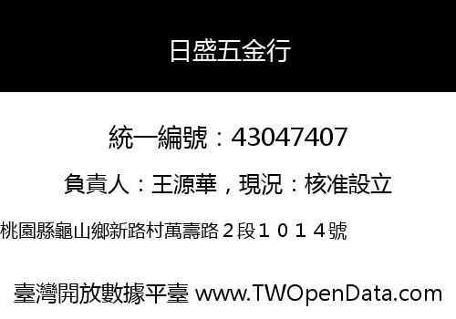 日盛五金行