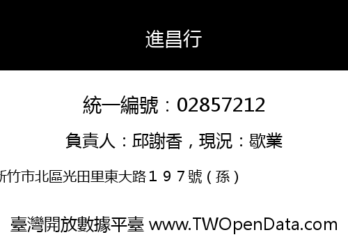 進昌行