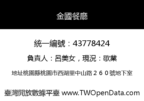 金國餐廳