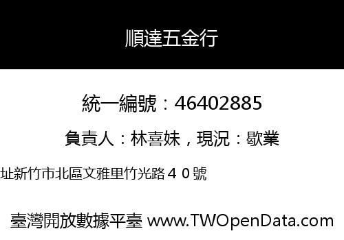 順達五金行