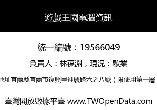 遊戲王國電腦資訊