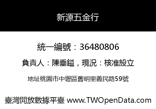 新源五金行