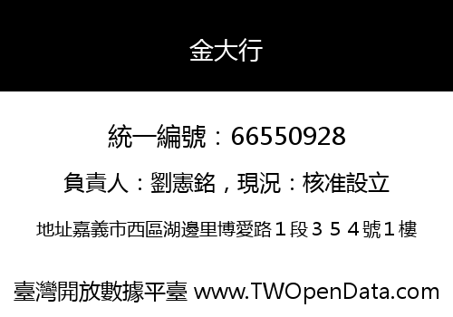 金大行