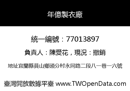 年億製衣廠