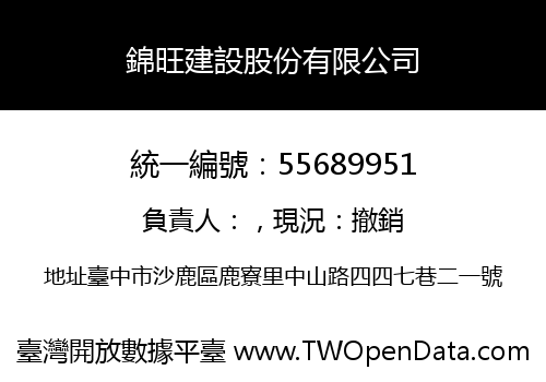 錦旺建設股份有限公司