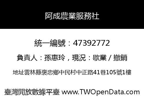 阿成農業服務社